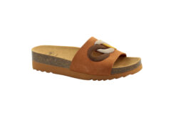 Scholl női papucs - Arenal - Cognac/Multi