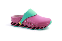 Scholl unisex papucs - Evoflex - Fuchsia/Emerald