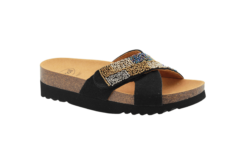 Scholl női papucs - La Serena Strap - black