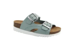 Scholl női papucs - Moldava Wedge AD pala blue / white