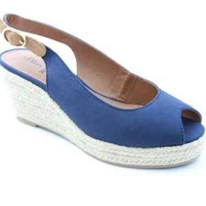 s.Oliver kék női szandál - 5-29600-26-805