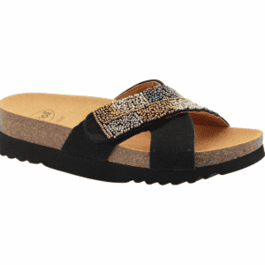 Scholl női papucs - La Serena Strap - black