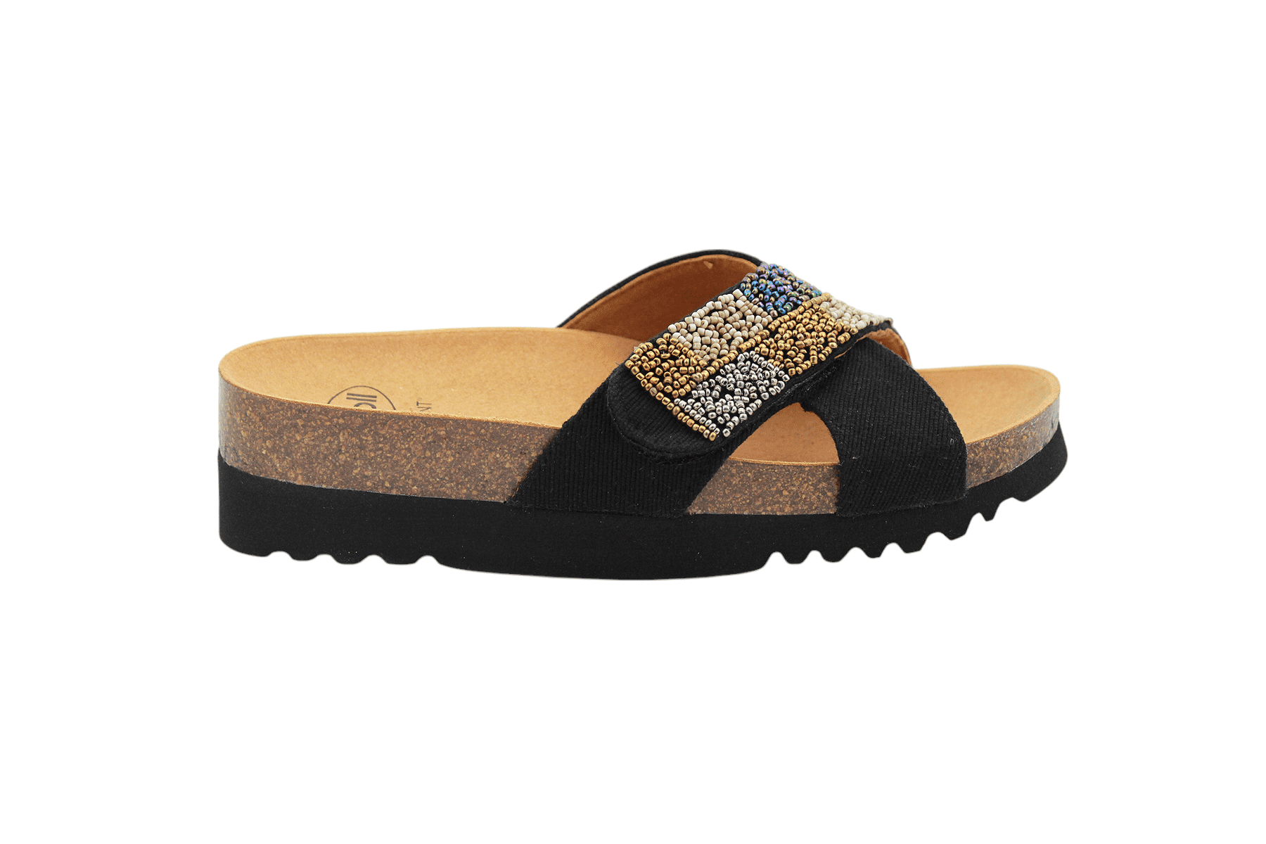 Scholl női papucs - La Serena Strap - black