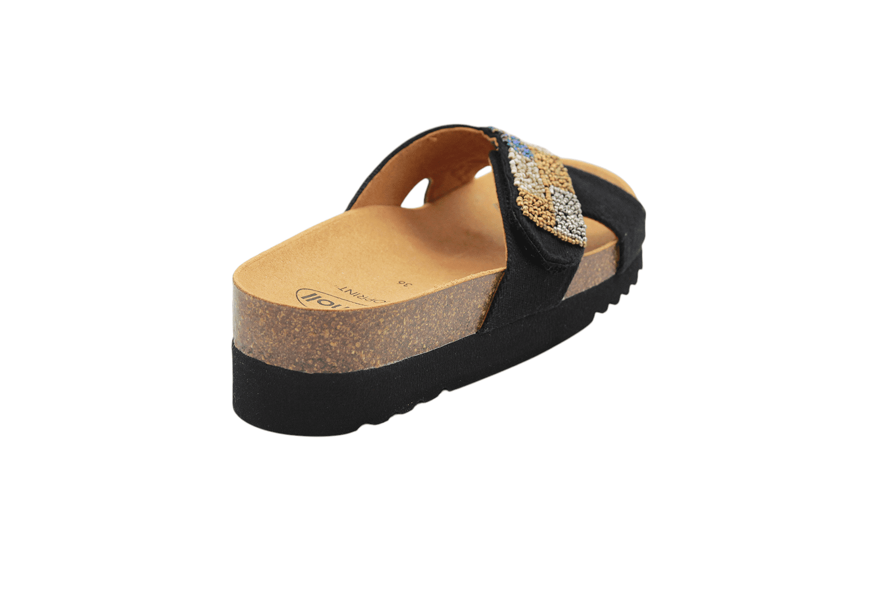 Scholl női papucs - La Serena Strap - black