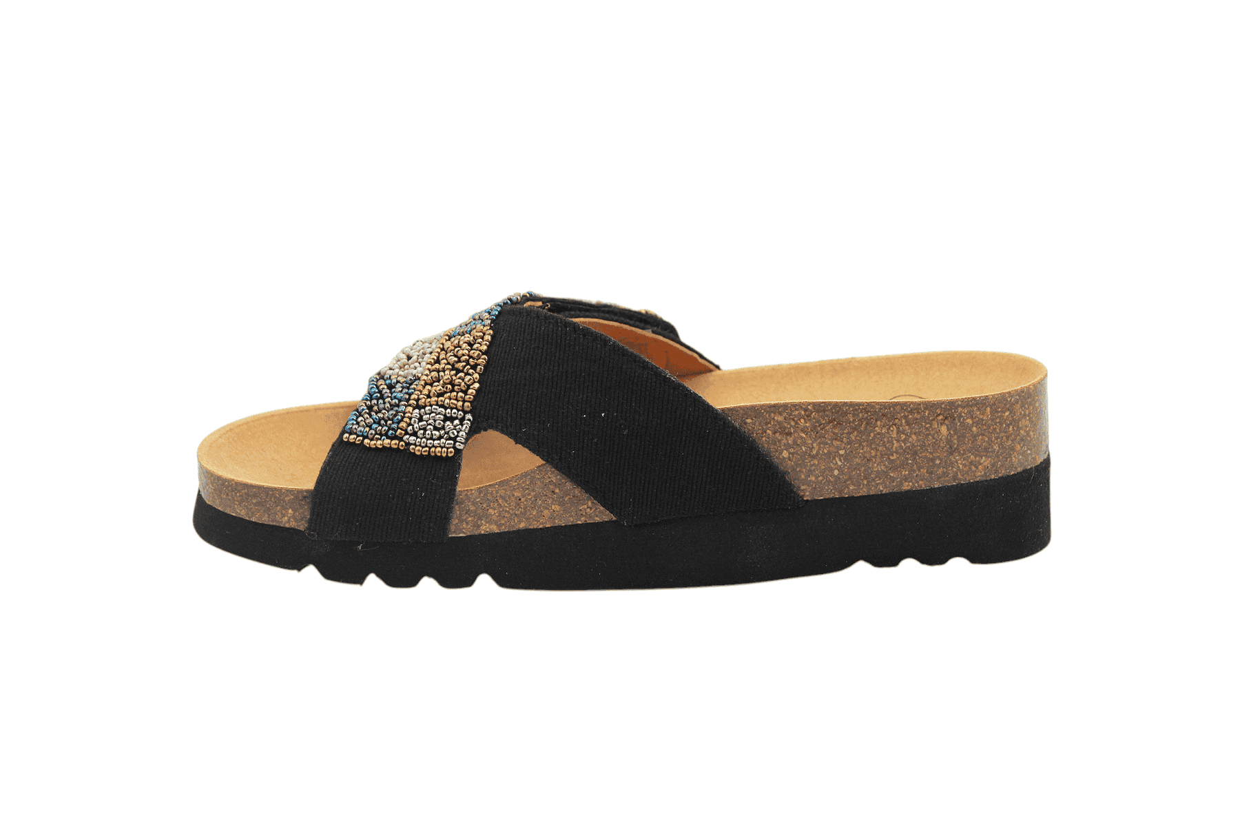 Scholl női papucs - La Serena Strap - black