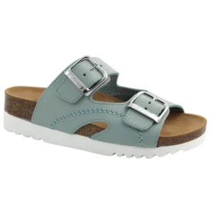 Scholl női papucs - Moldava Wedge AD pala blue / white