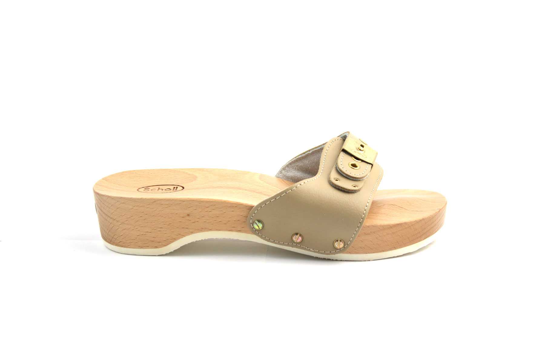 Scholl női papucs - Pescura Heel Original - Sand