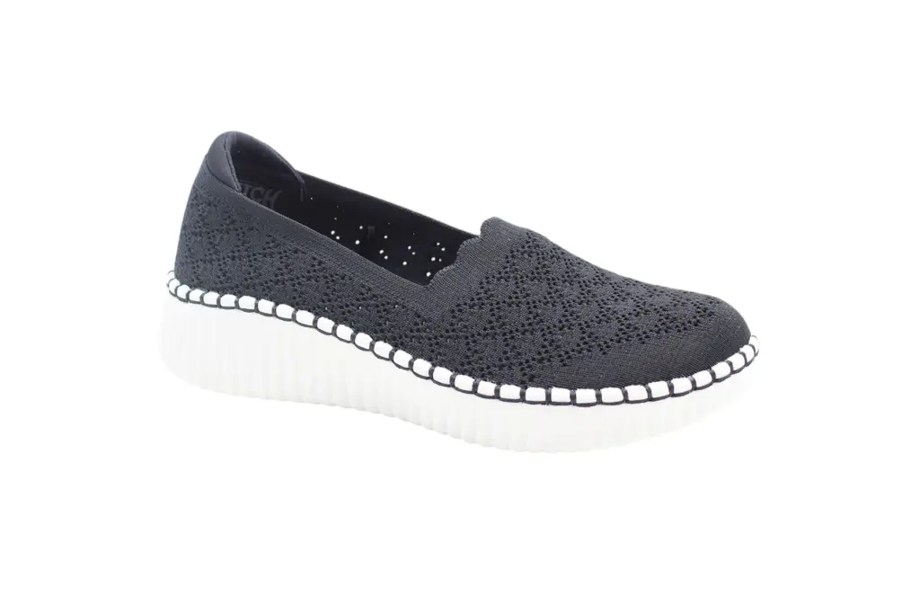 Skechers női vászoncipő - 100636/BLK